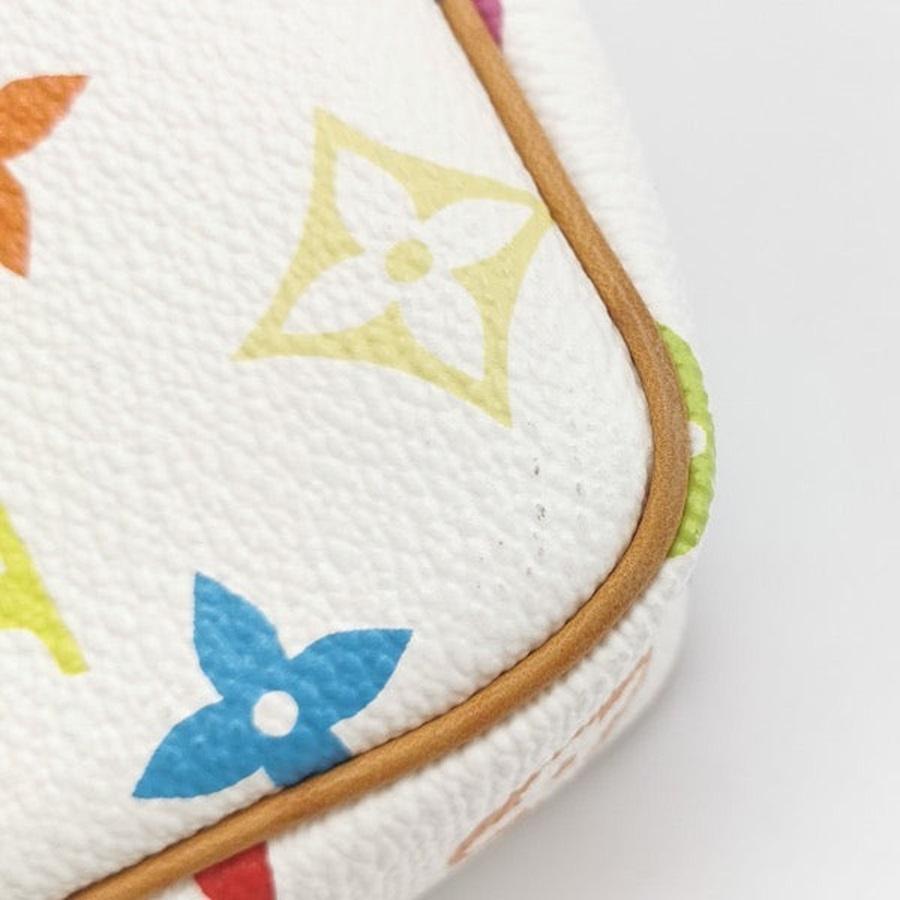 Louis Vuitton x Takashi Murakami Pochette Accessoire White Multicolor 3