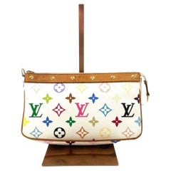 Louis Vuitton x Takashi Murakami Pochette Accessoire blanc multicolore