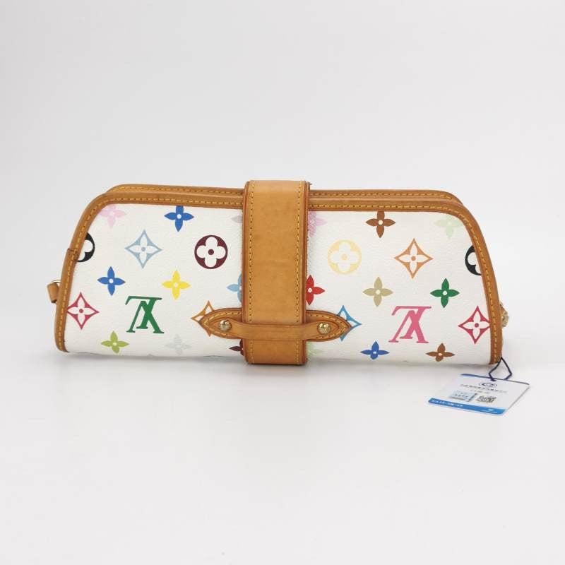 Women's Louis Vuitton x Takashi Murakami Shirley Shoulder Bag White Multicolor For Sale