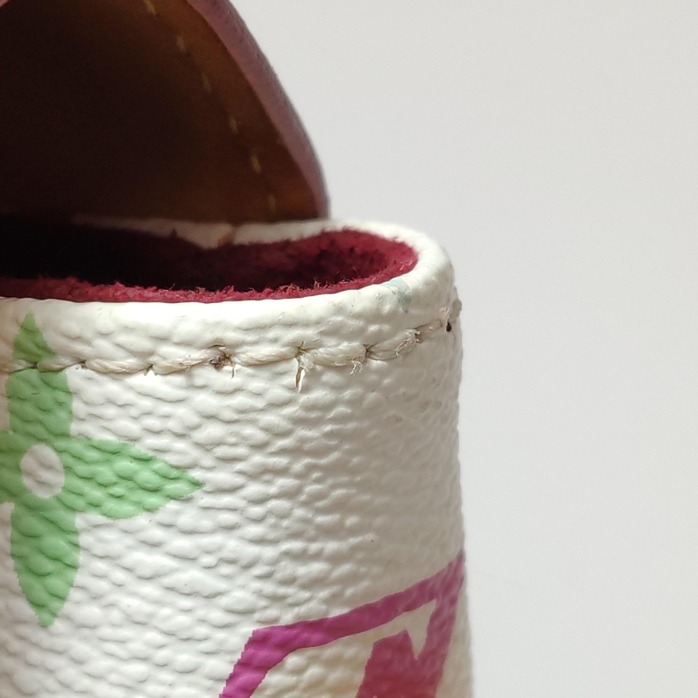 Louis Vuitton x Takashi Murakami Bolso Crossbody Mensajero Sologne Blanco Multicolor 15