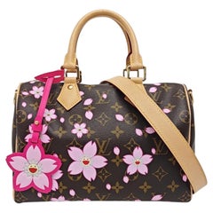 Louis Vuitton x Takashi Murakami Speedy 25 Cherry Blossoms on Monogram Crossbody
