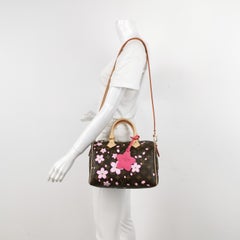 Louis Vuitton x Takashi Murakami Speedy 25 Cherry Blossoms on Monogram