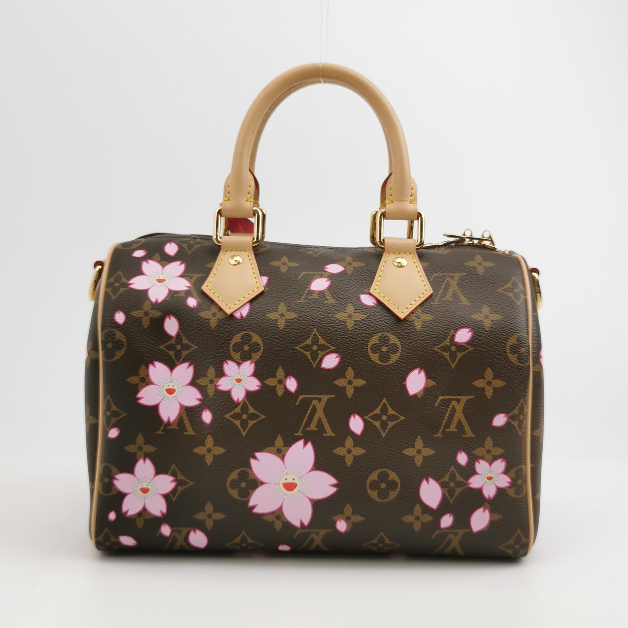 Louis Vuitton x Takashi Murakami Speedy 25 Cherry Blossoms sur le Monogramme Pour femmes en vente