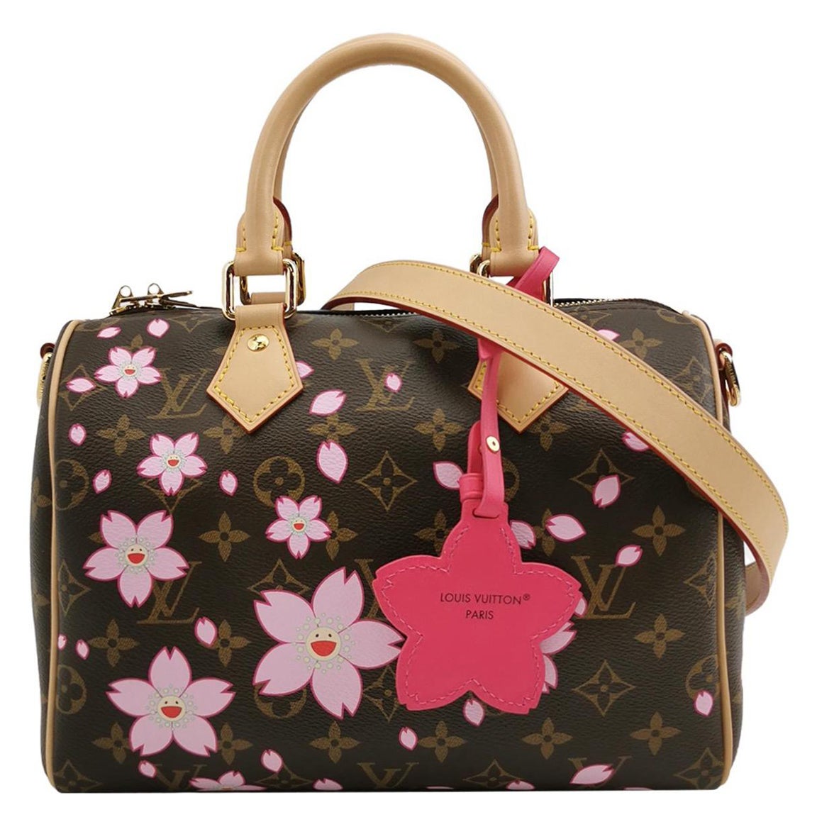 Louis Vuitton x Takashi Murakami Speedy 25 Fiori di ciliegio su Monogram