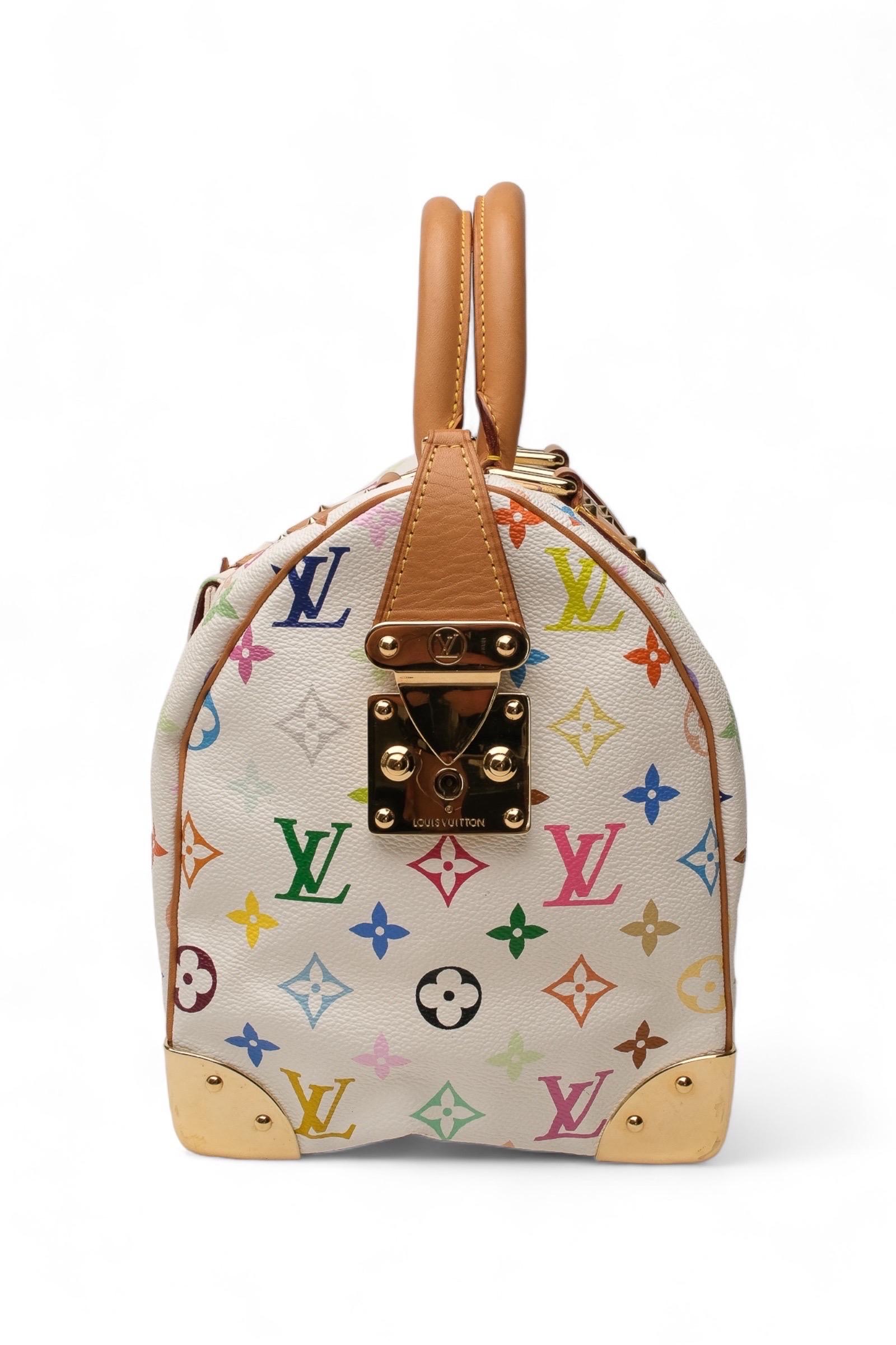 Louis Vuitton x Takashi Murakami Speedy 30 L.E. Borsa A Mano  7