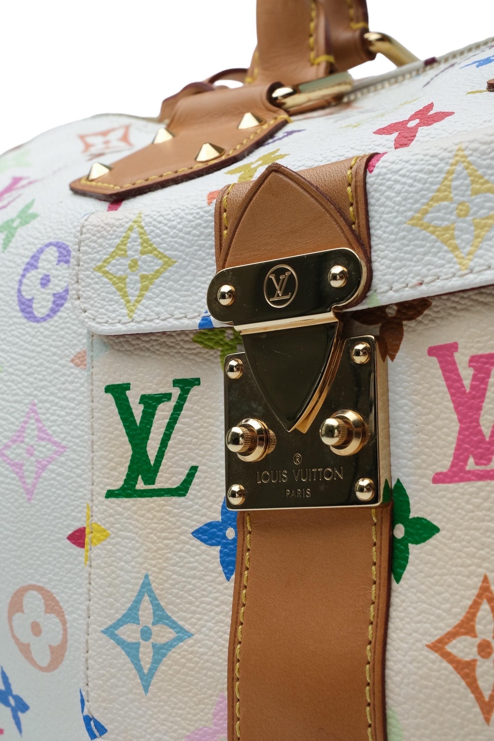 Louis Vuitton x Takashi Murakami Speedy 30 L.E. Borsa A Mano  3