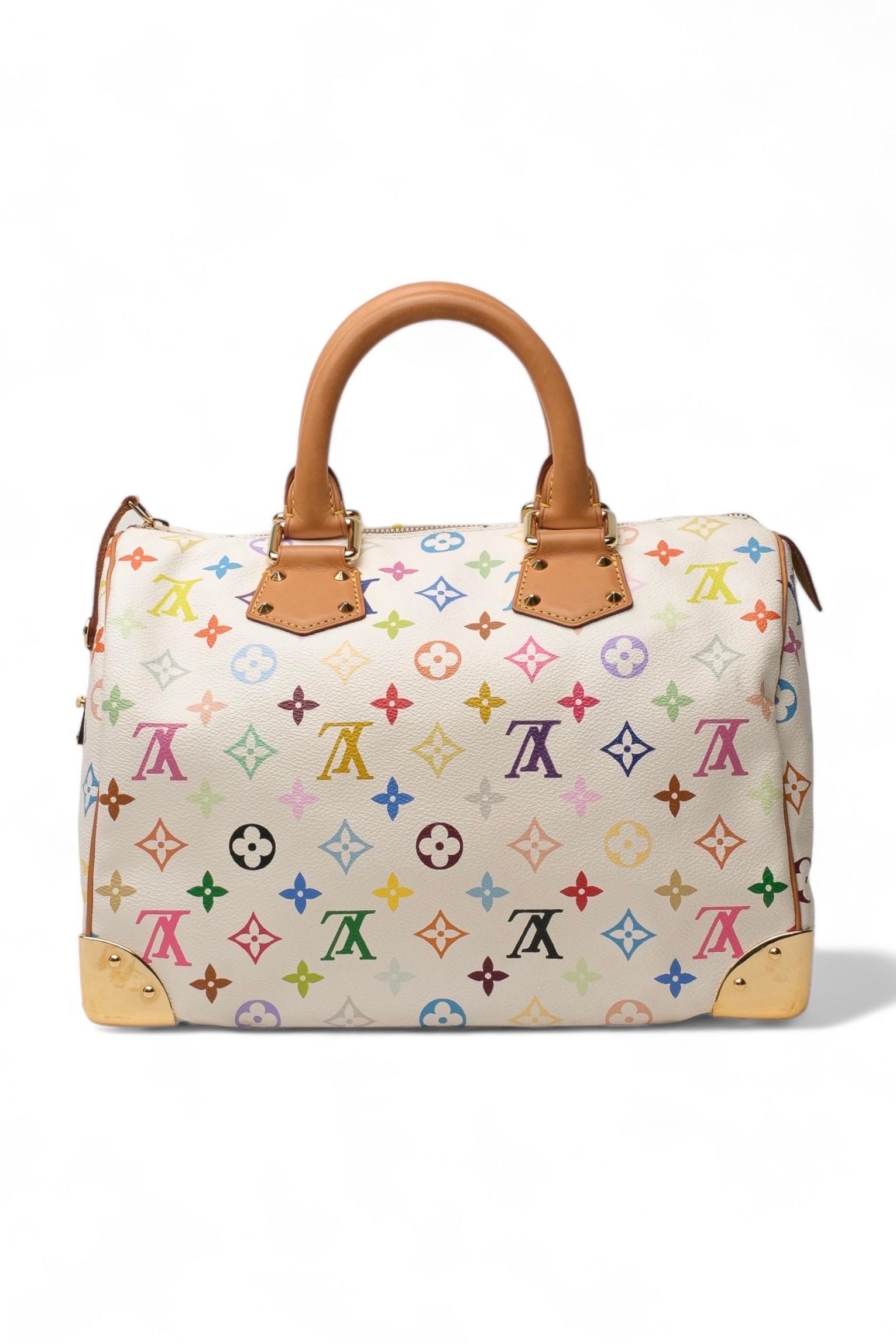 Louis Vuitton x Takashi Murakami Speedy 30 L.E. Borsa A Mano 4