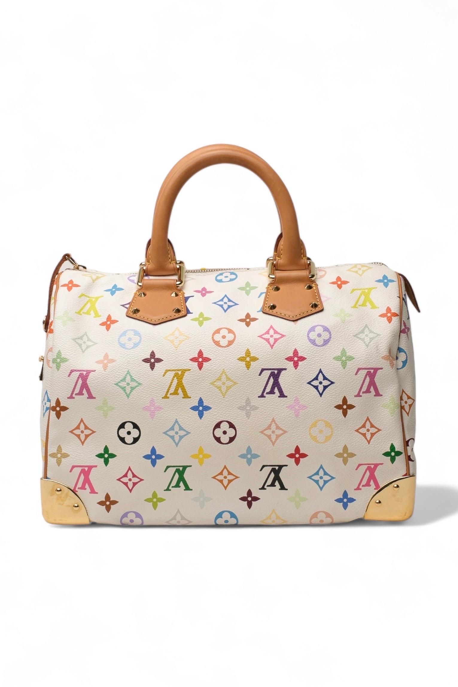 Louis Vuitton x Takashi Murakami Speedy 30 L.E. Borsa A Mano  4