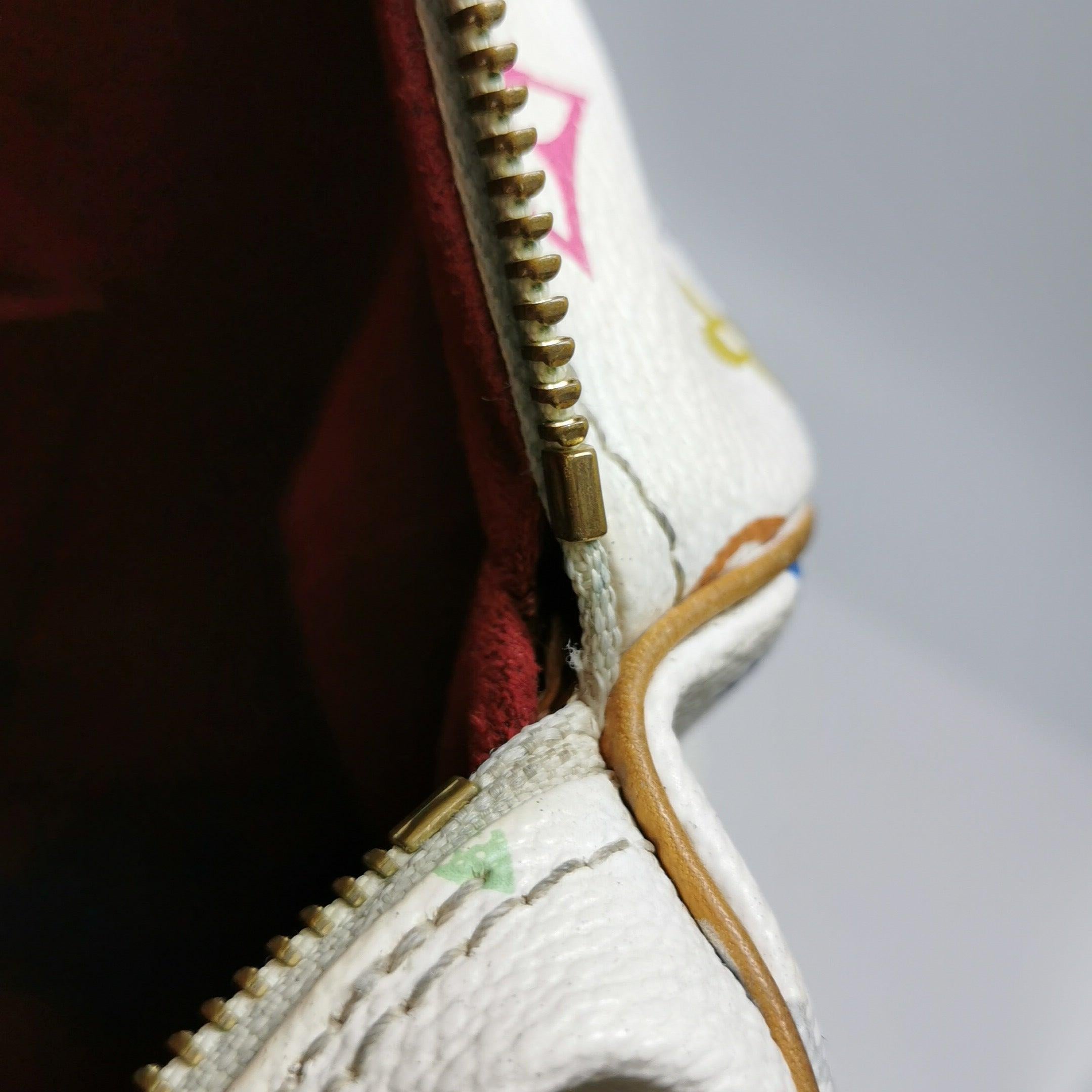 Louis Vuitton x Takashi Murakami Speedy 30 Lock White Multicolor 7