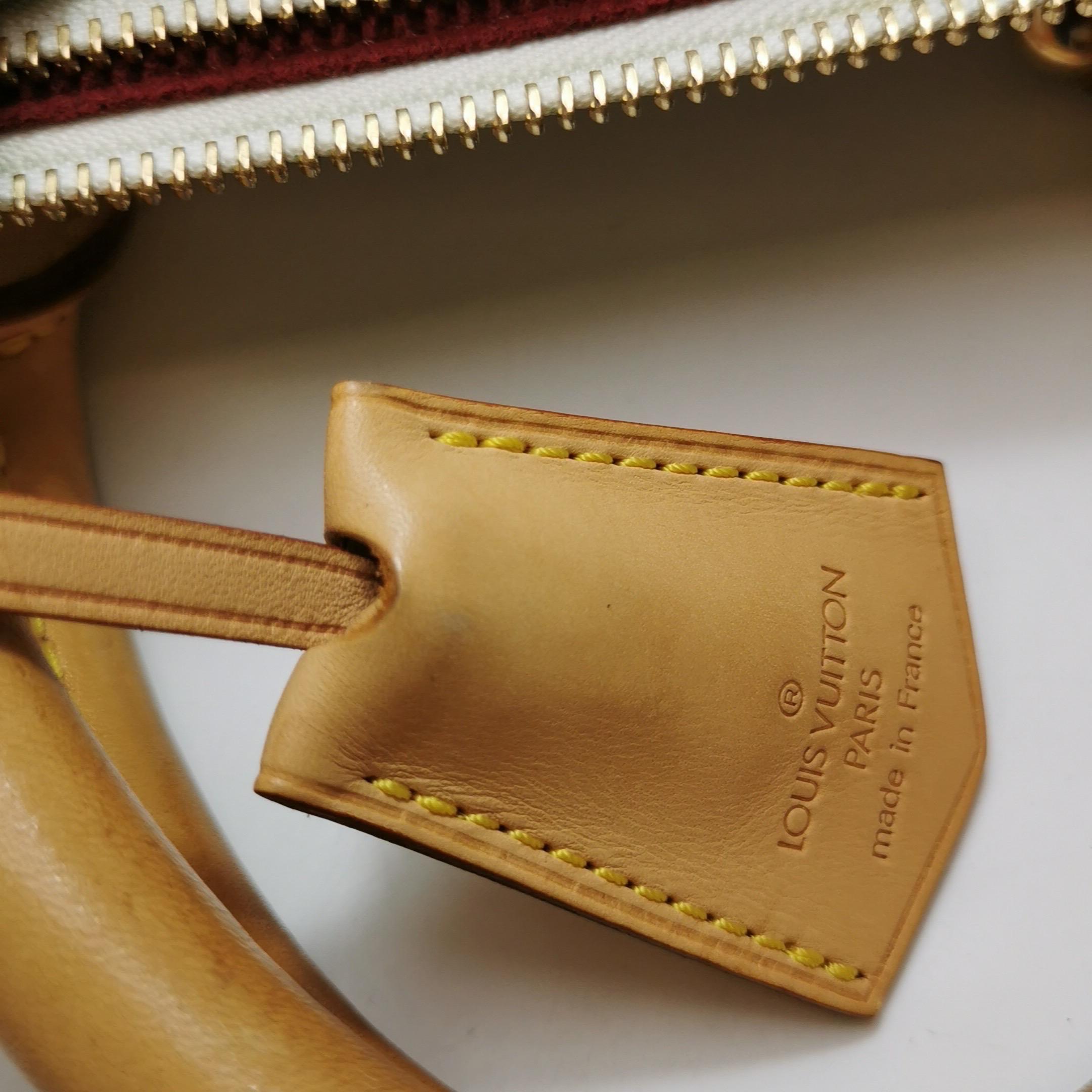 Louis Vuitton x Takashi Murakami Speedy 30 Lock Bianco Multicolor in vendita 15
