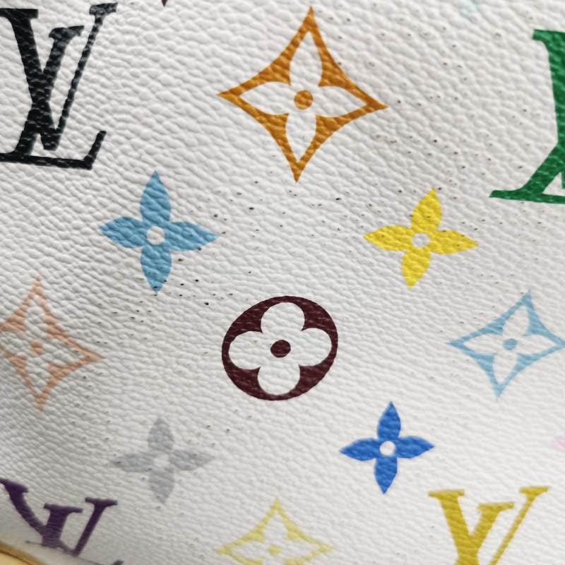 Louis Vuitton x Takashi Murakami Speedy 30 Lock White Multicolor 5