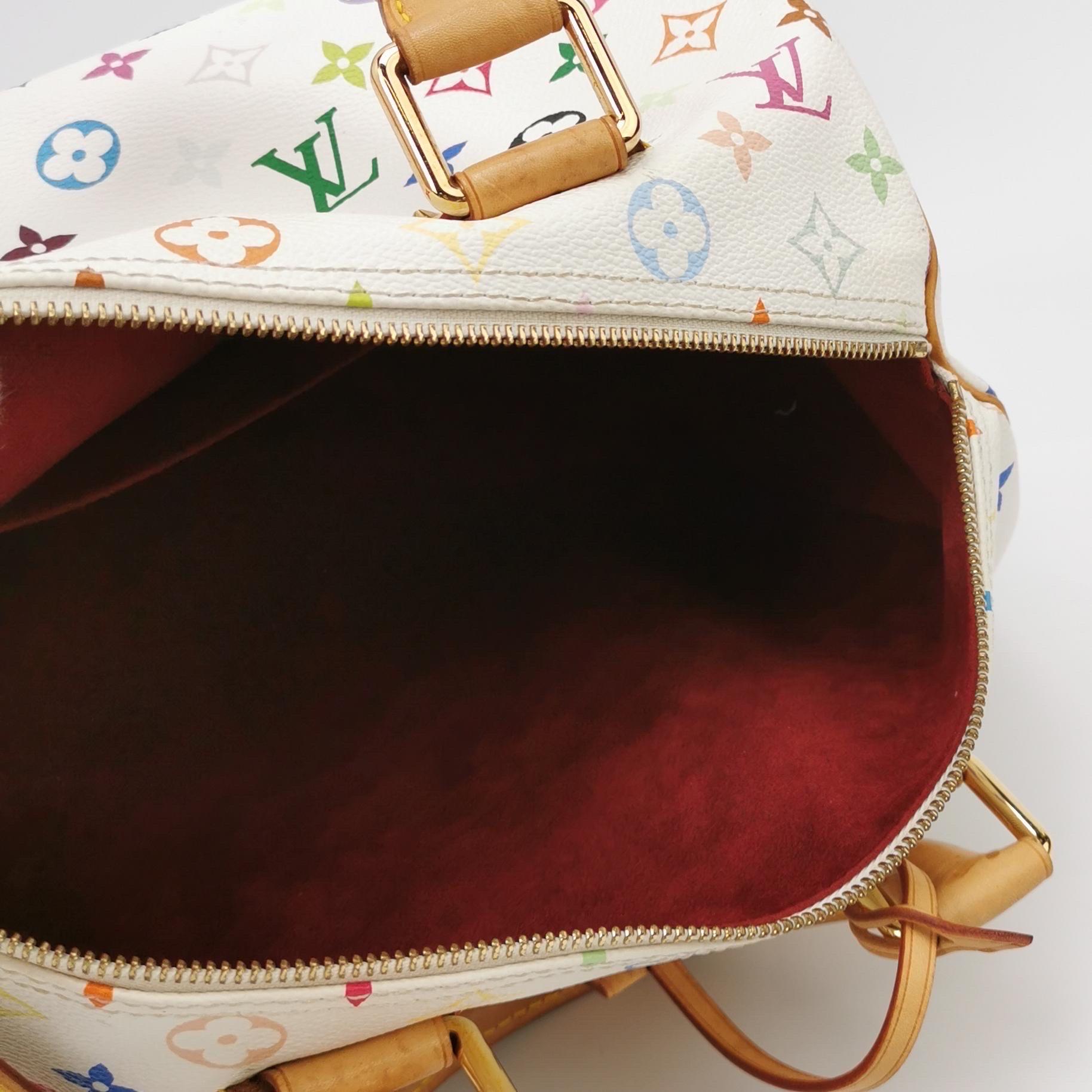 Louis Vuitton x Takashi Murakami Speedy 30 Schloss Weiß Multicolor 5