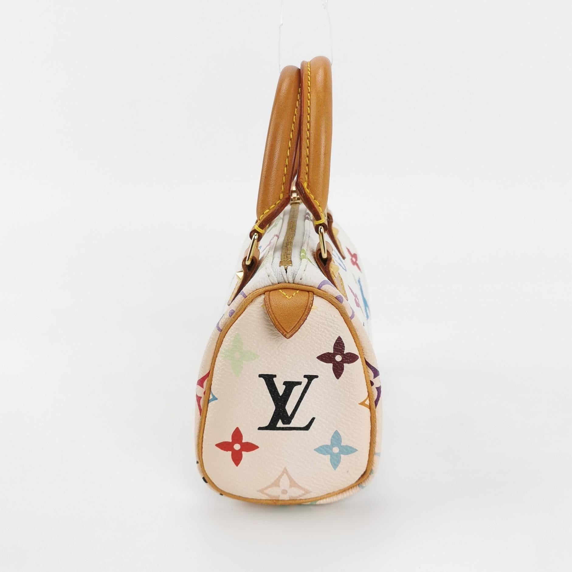 Women's Louis Vuitton x Takashi Murakami Speedy Nano Boston Top Handle Bag