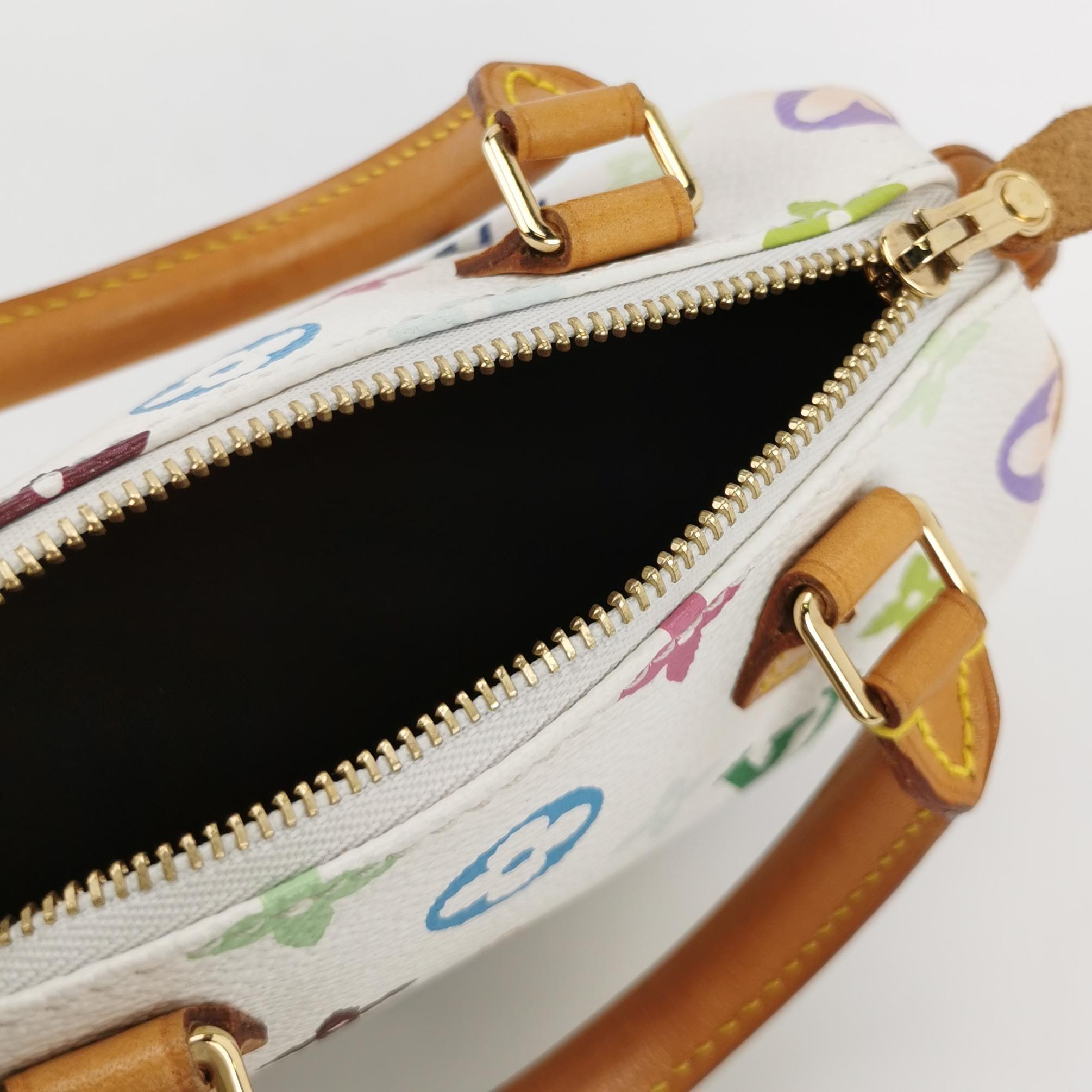 Louis Vuitton x Takashi Murakami Speedy Nano Boston Top Handle Bag 3