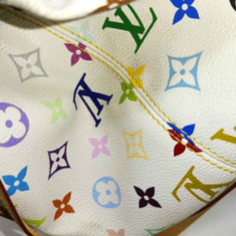 Louis Vuitton x Takashi Murakami Ursula Shoulder Bag White Multicolor 11