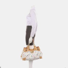 Louis Vuitton x Takashi Murakami Ursula Shoulder Bag White Multicolor