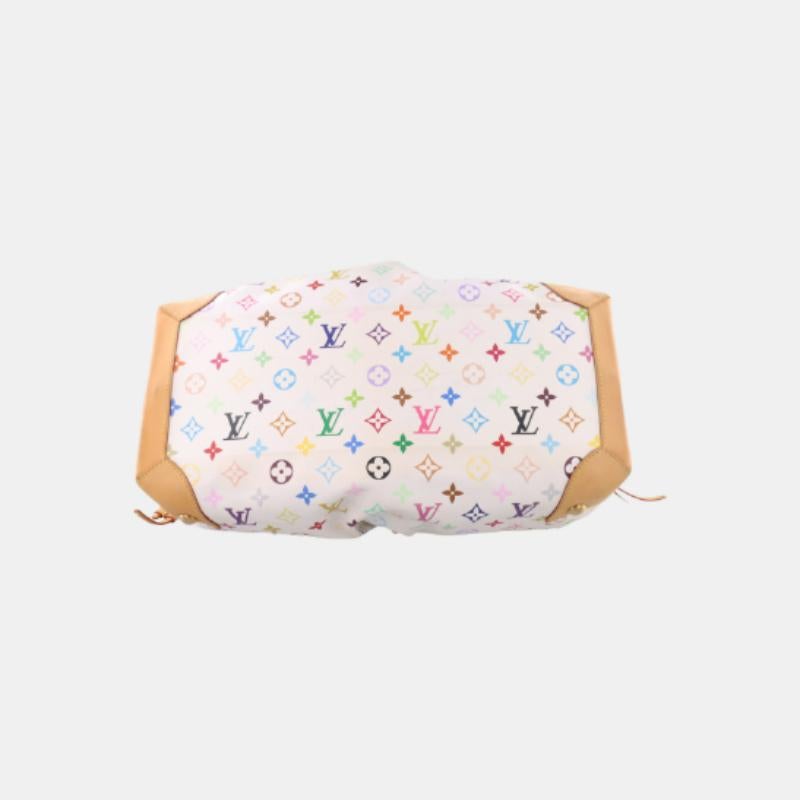 Louis Vuitton x Takashi Murakami Ursula Shoulder Bag White Multicolor In Good Condition In AUBERVILLIERS, FR