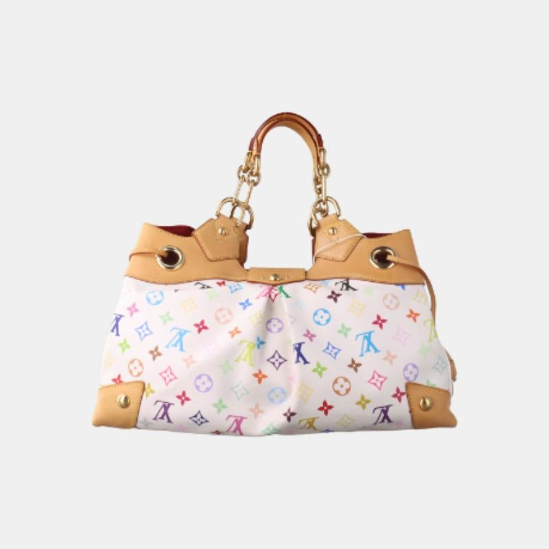 Women's Louis Vuitton x Takashi Murakami Ursula Shoulder Bag White Multicolor