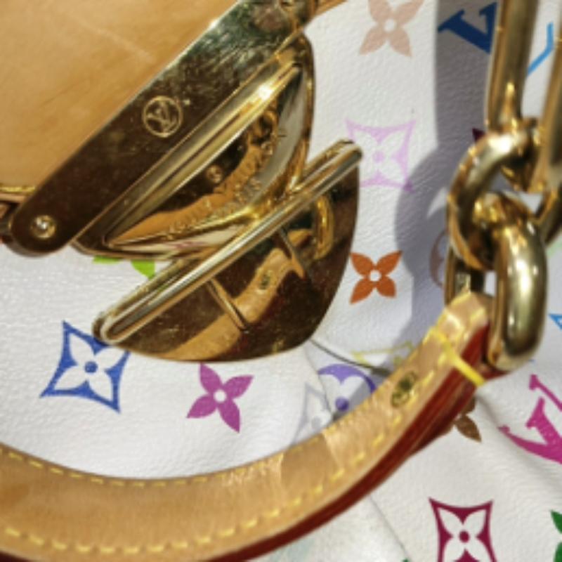 Louis Vuitton x Takashi Murakami Ursula Shoulder Bag White Multicolor 3