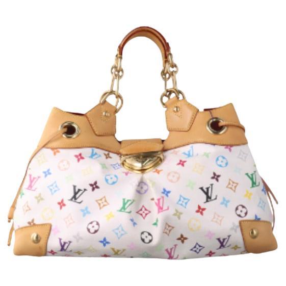 Louis Vuitton x Takashi Murakami Ursula Shoulder Bag White Multicolor