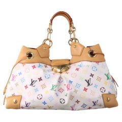 Louis Vuitton x Takashi Murakami Ursula Shoulder Bag White Multicolor