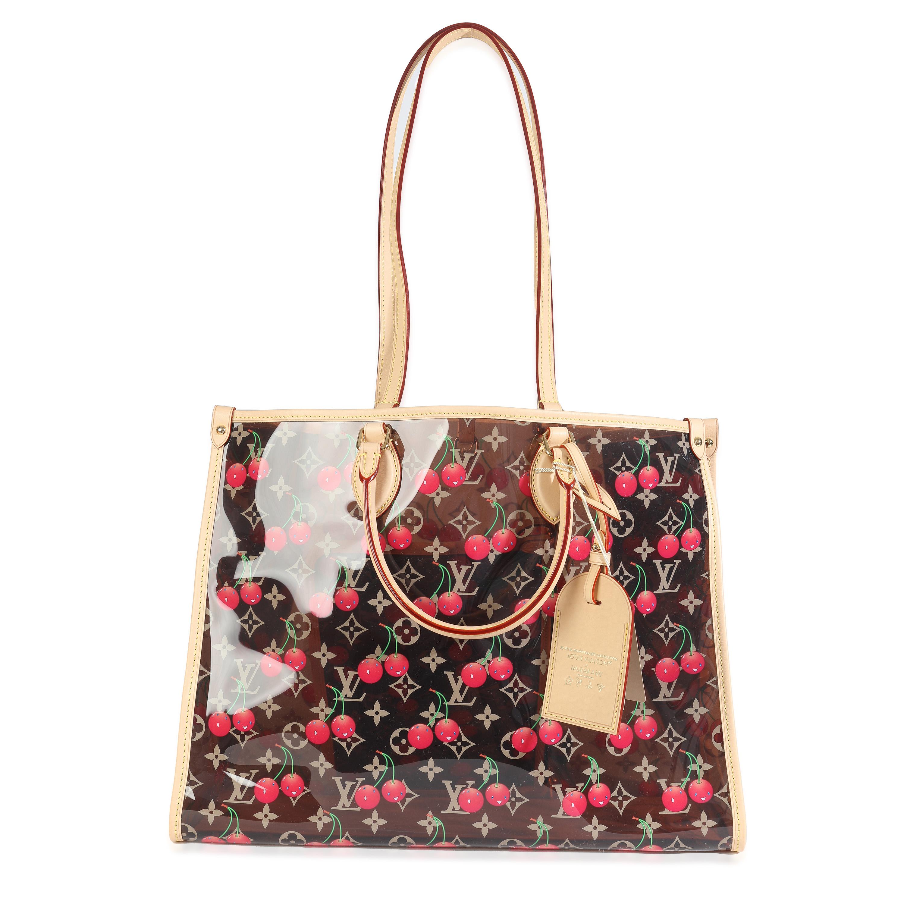 Louis Vuitton x TM Monogram Kirsche Kristall Onthego GM im Angebot 1