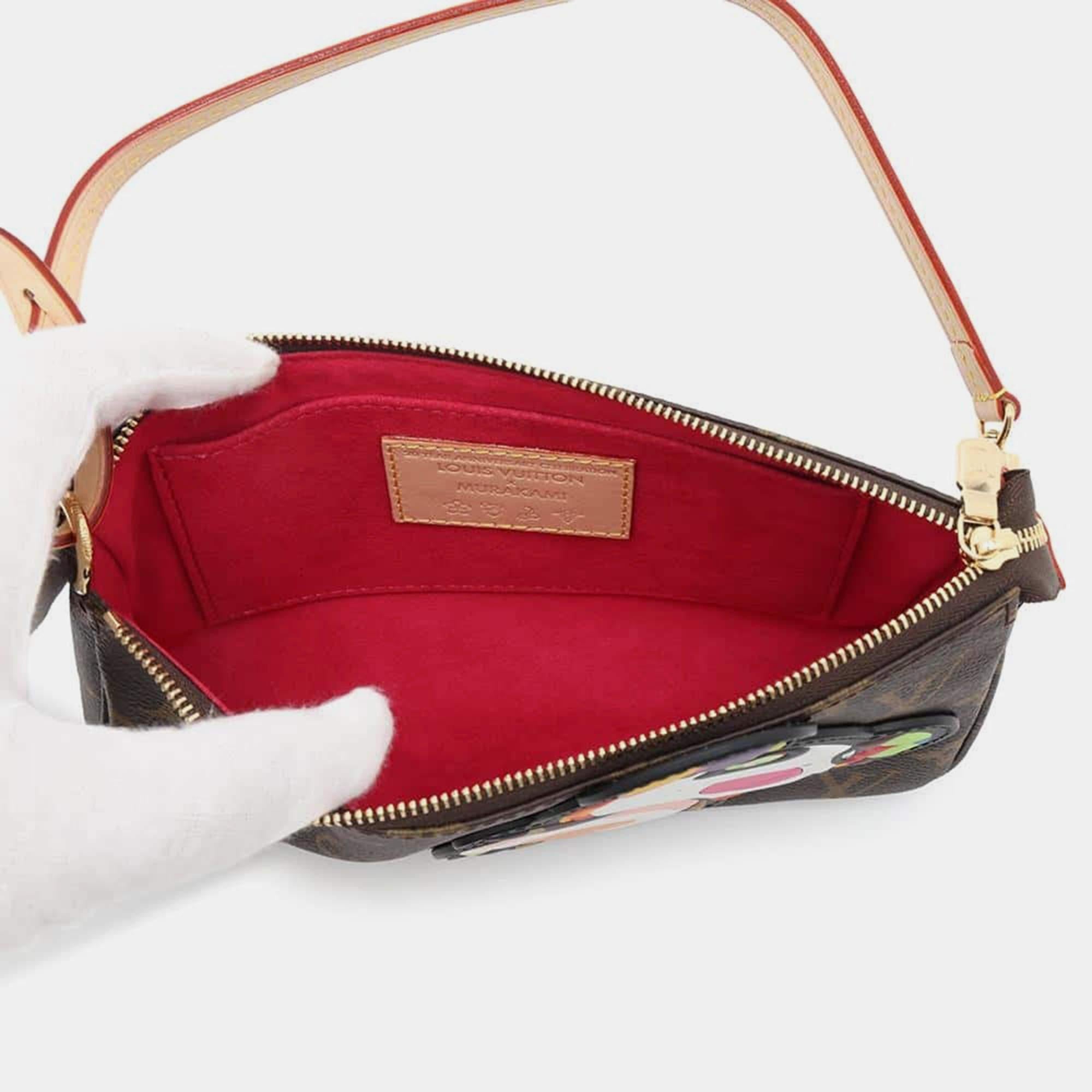 Louis Vuitton X TM Monogram Panda Pochette Accessoires Bag In New Condition For Sale In Montreal, Quebec