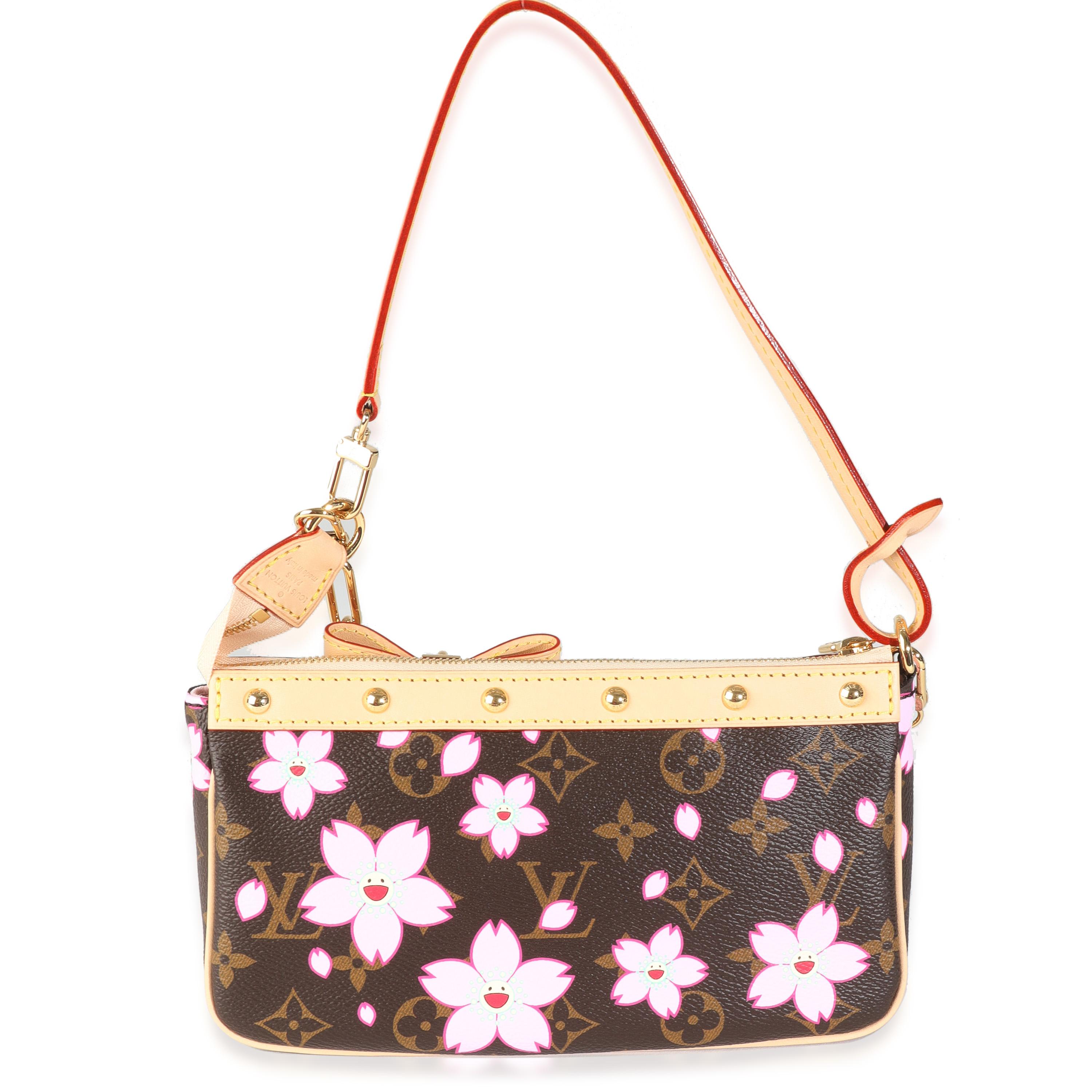 Listing Title: Louis Vuitton x TM Sakura Brown Monogram Canvas Pochette Accessoires
SKU: Z147072
Condition: Pre-owned 
Handbag Condition: Pristine
Condition Comments: Item has no indication of wear. Final sale.
Brand: Louis Vuitton
Model: Pochette