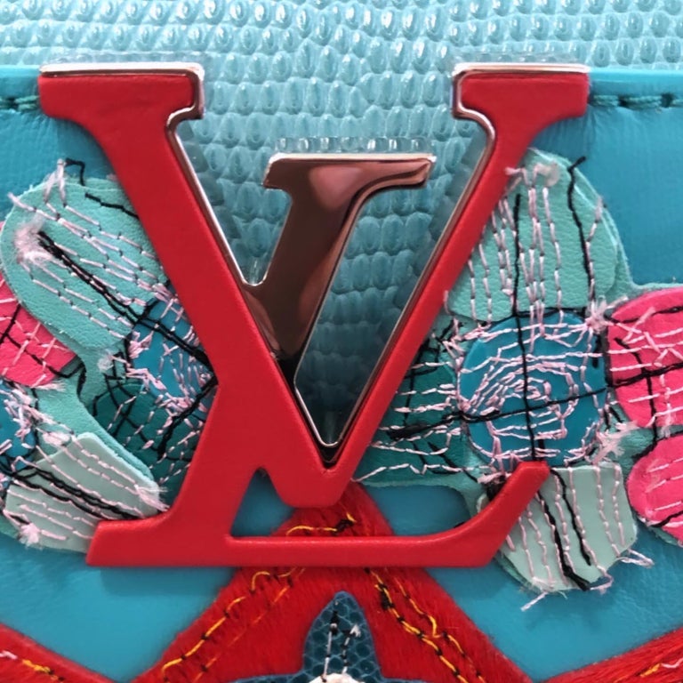 NIB Rare Louis Vuitton Tschabalala ArtyCapucines Bag Leather