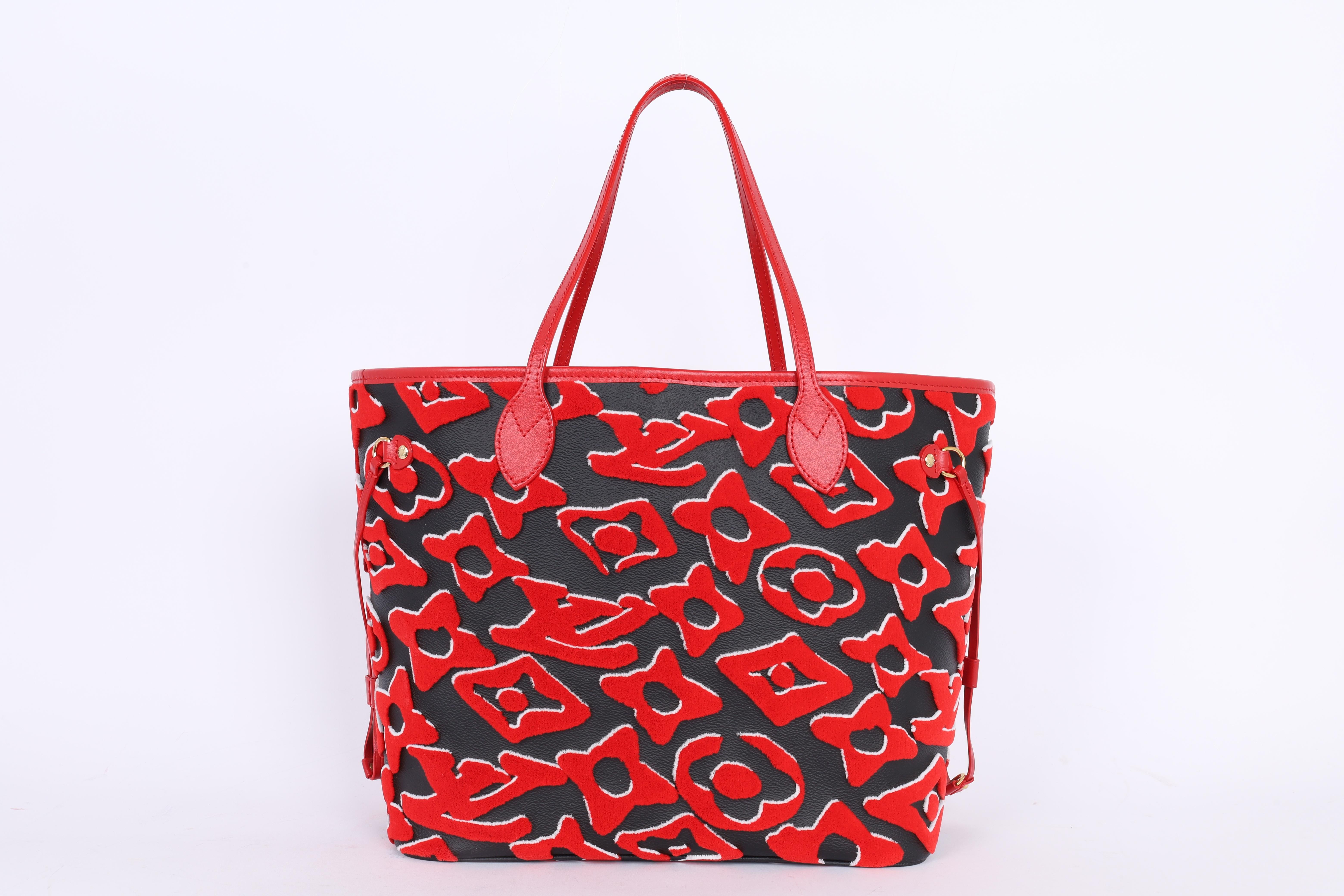 LOUIS VUITTON X UF Tufted Monogram Neverfull MM (Braun) im Angebot