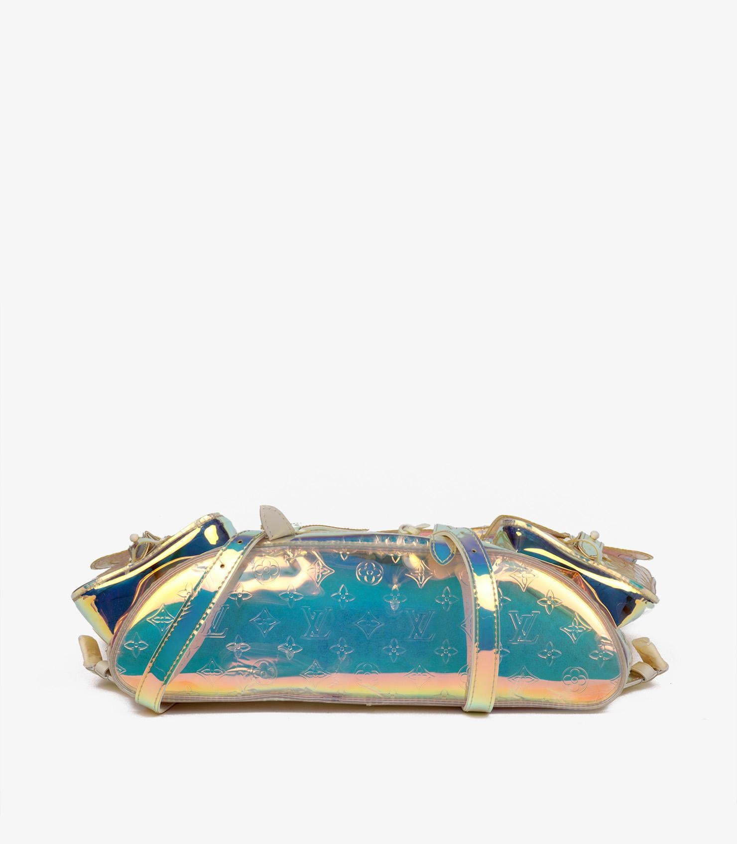 Louis Vuitton x Virgil Abloh - Sac à dos Christopher prisme en PVC irisé GM en vente 1