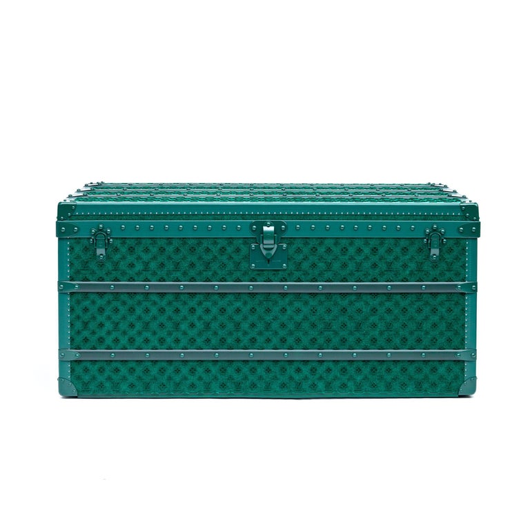 Louis Vuitton Vertical Box Trunk Bag SS22 Monogram/Green Virgil Abloh LV  Neon