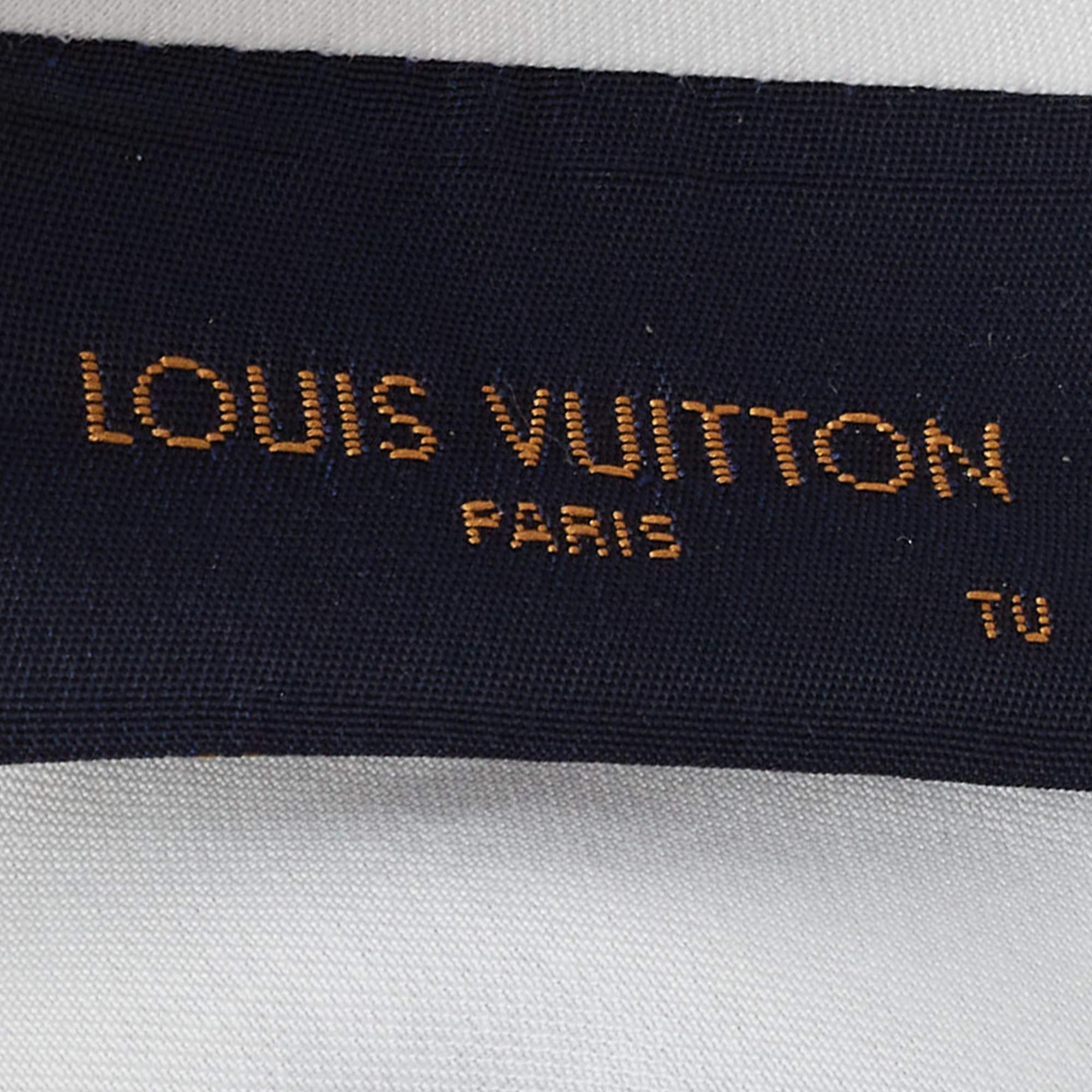 Louis Vuitton X Virgil Abloh Limited Edition White Casquette Monogram Quill Base For Sale 3