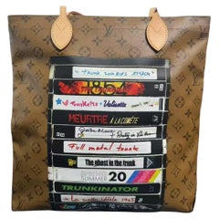 Louis Vuitton x Virgil Abloh Monogram Canvas "Video Tape" Carry It Tote Bag