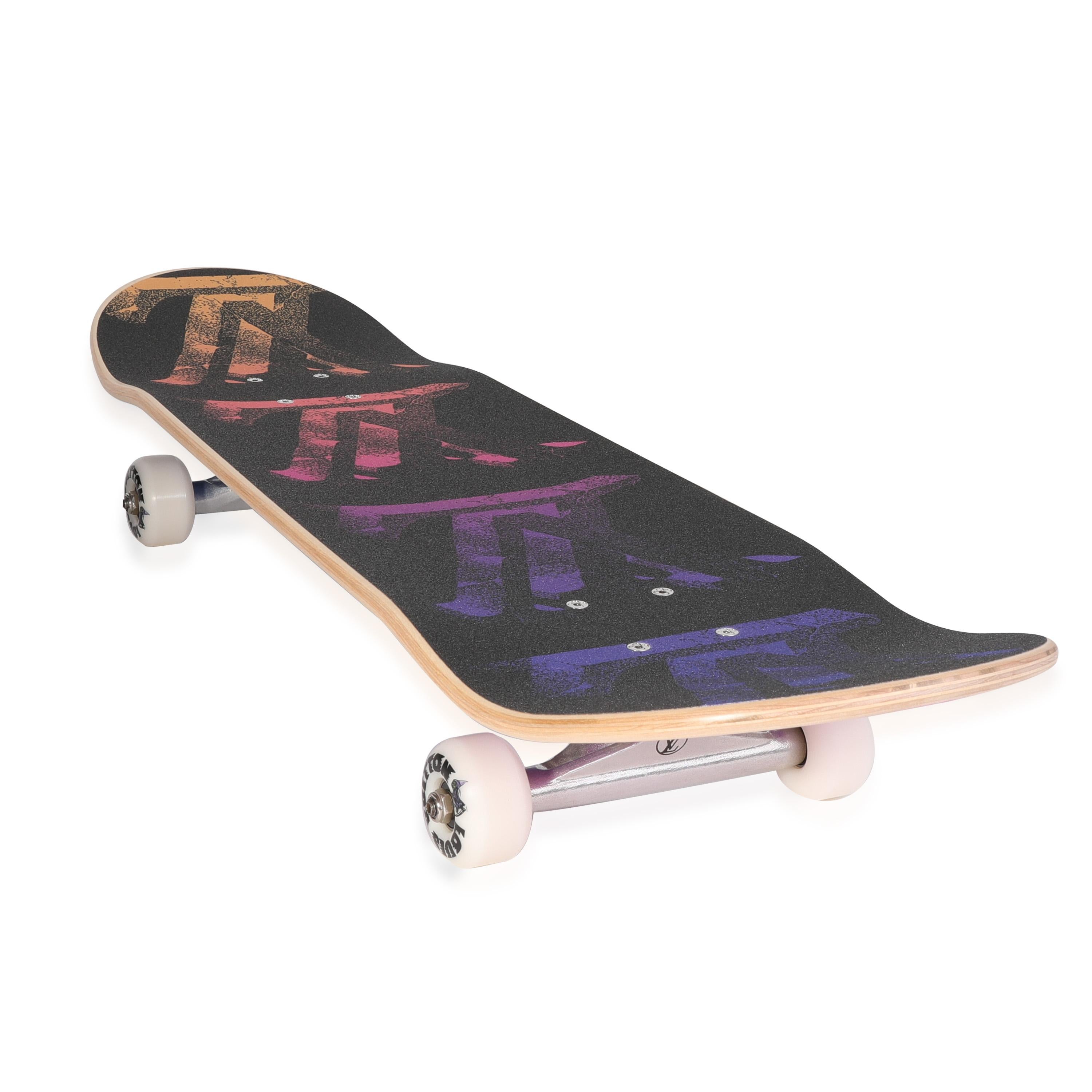 Noir Skateboard Illusion multicolore Louis Vuitton x Virgil Abloh en vente