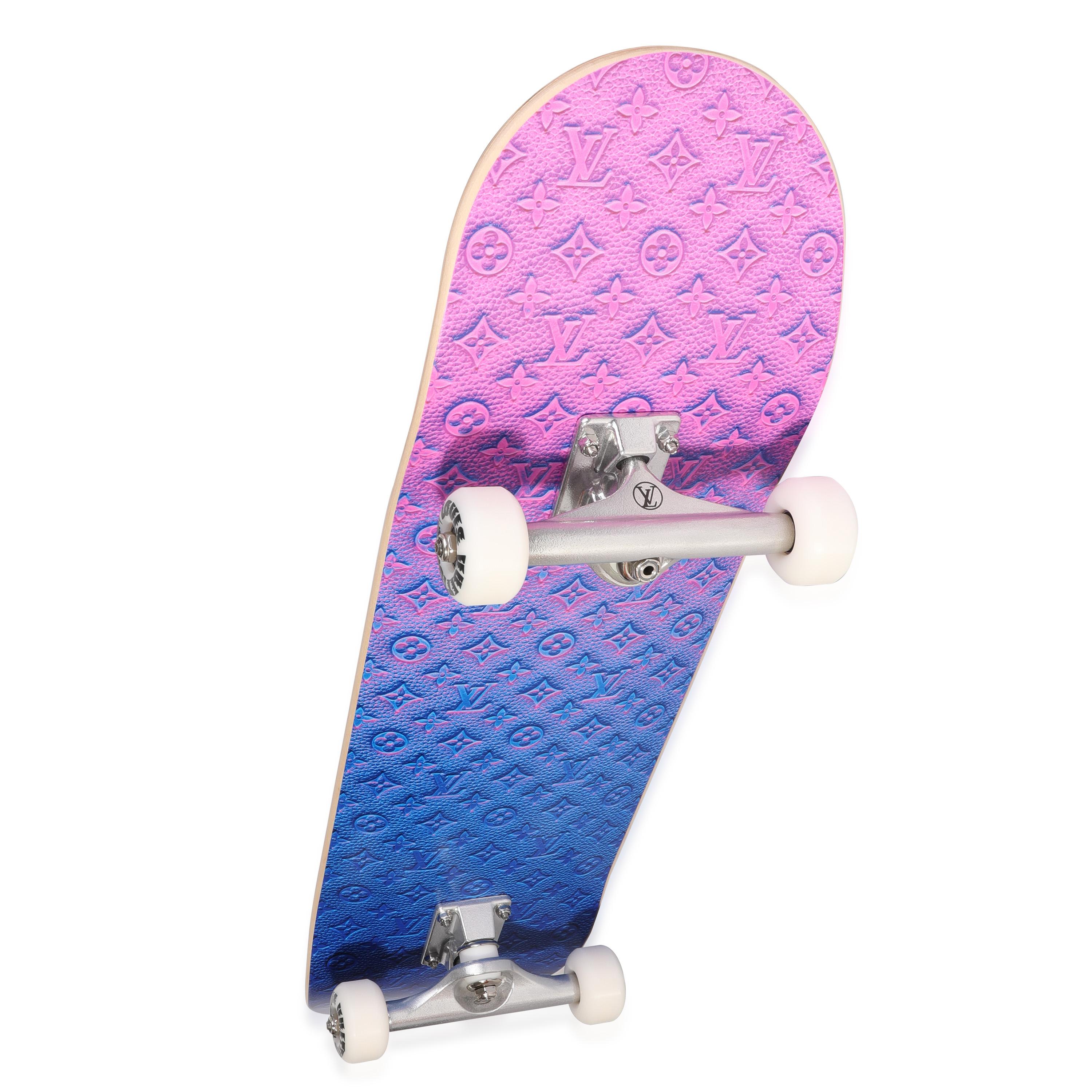 Skateboard Illusion multicolore Louis Vuitton x Virgil Abloh Excellent état - En vente à New York, NY