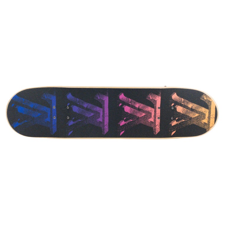 Louis Vuitton X Virgil Abloh Neon Monogram Skateboard, 2022 For