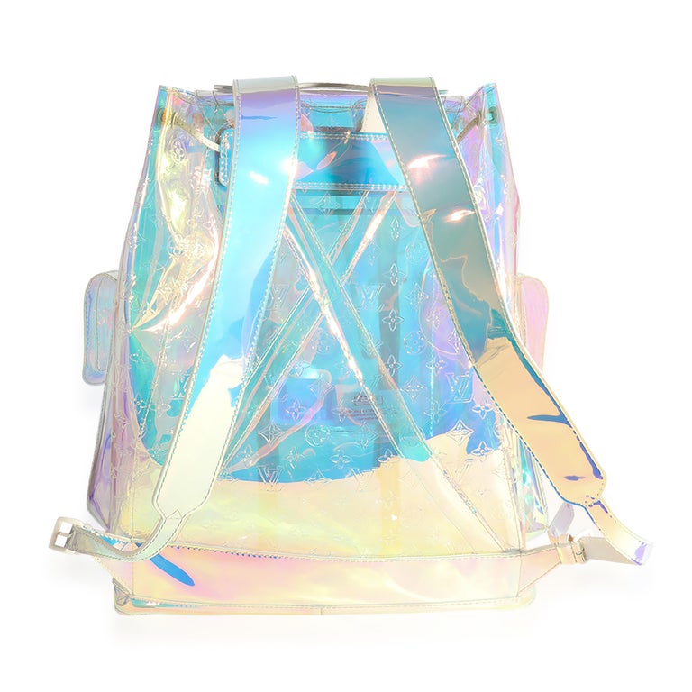 Louis Vuitton Iridescent Prism PVC Christopher Backpack GM Matte White  Hardware, 2019 Available For Immediate Sale At Sotheby's