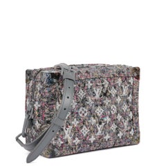 LOUIS VUITTON x Virgil Abloh Recycled Felt & Silver Lurex Monogram Soft Trunk