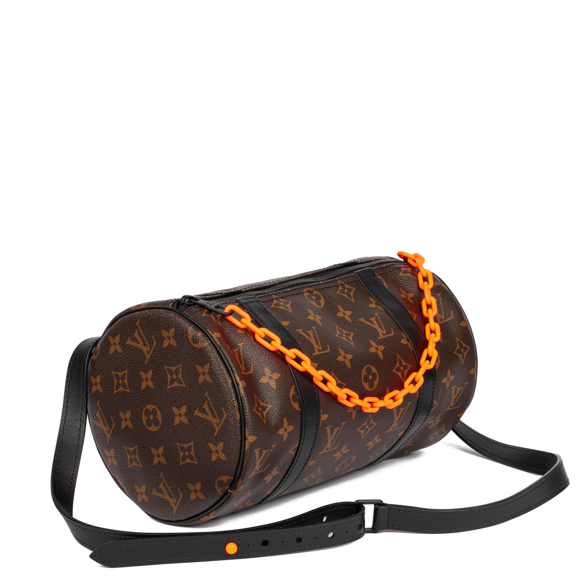 LOUIS VUITTON
x Virgil Abloh Brown Monogram Coated Canvas & Black Calfskin Leather Solar Ray Papillon

Xupes Reference: HB5174
Serial Number: AR0189
Age (Circa): 2019
Accompanied By: Louis Vuitton Dust Bag
Authenticity Details: Date Stamp (Made in