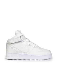 Louis Vuitton x Virgil Abloh White Leather Air Force 1 Trainers Size US 7