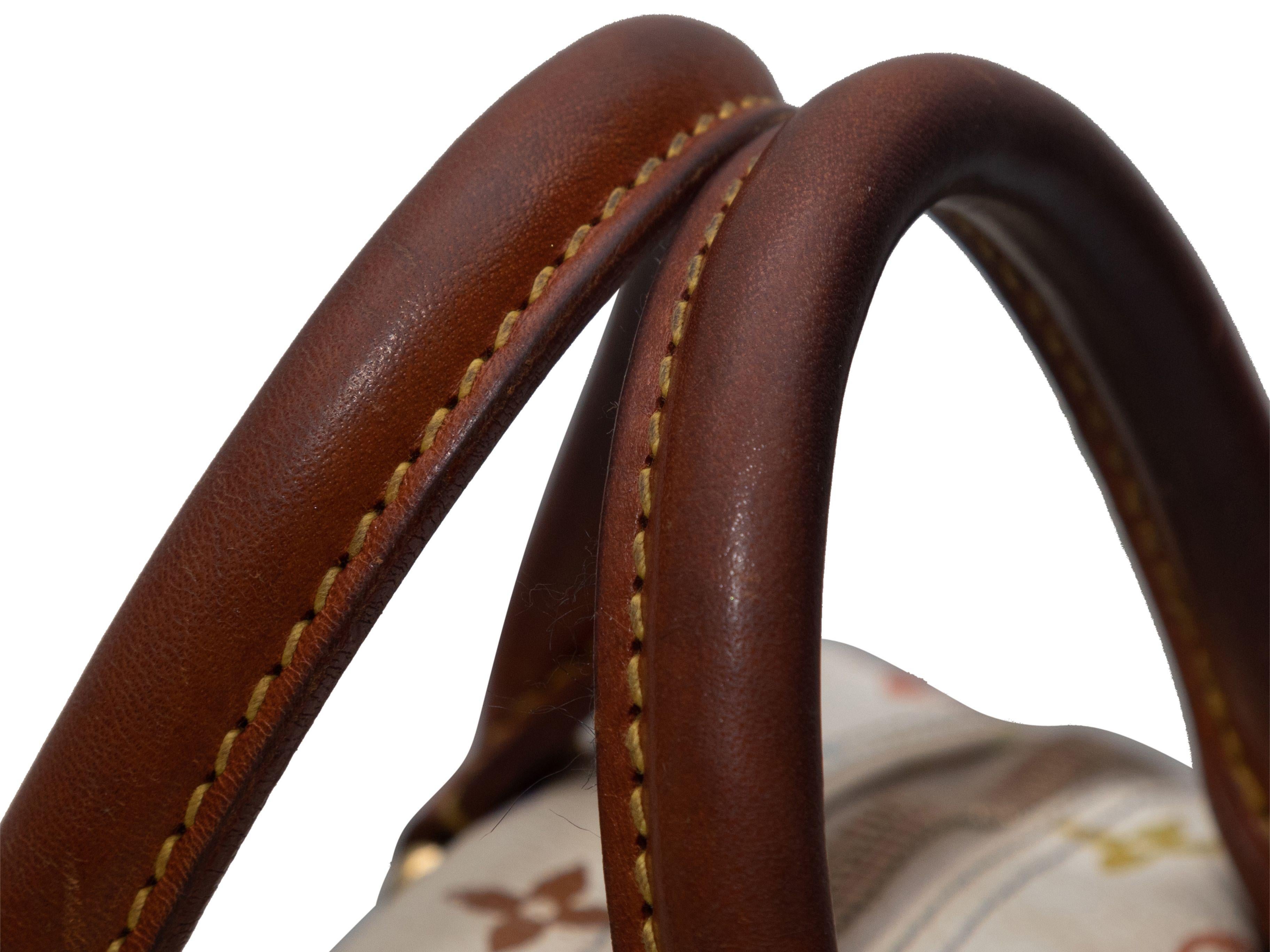 Weiße & mehrfarbige Murakami-Hose von Louis Vuitton 2004 1