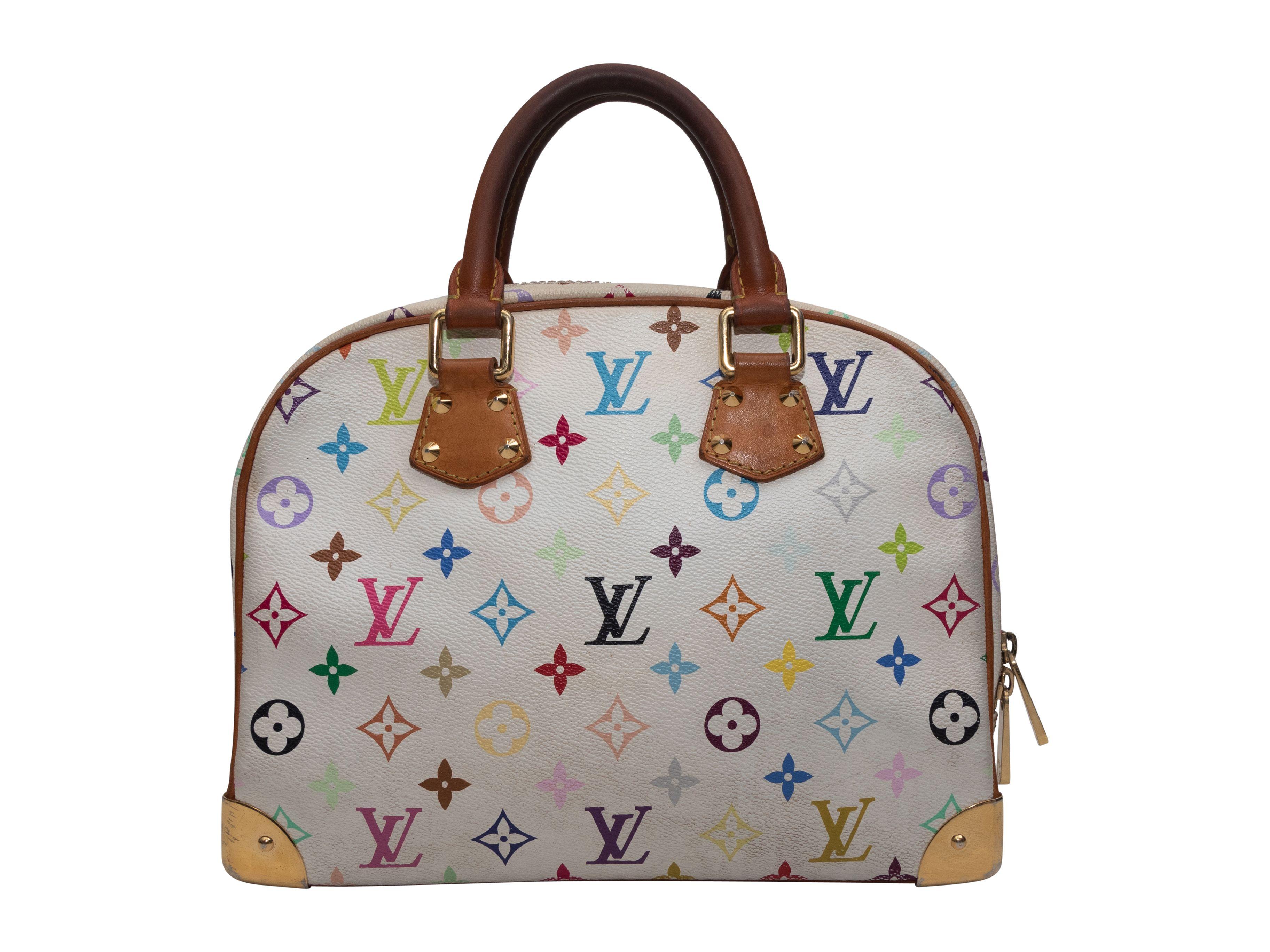 Weiße & mehrfarbige Murakami-Hose von Louis Vuitton 2004 2