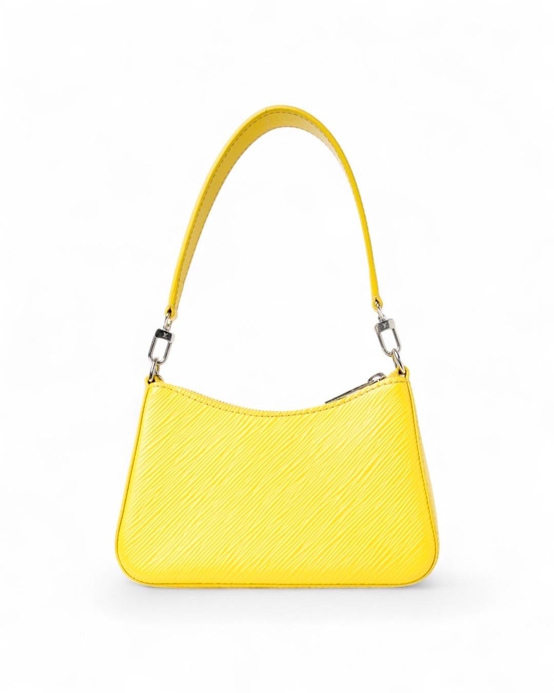 Louis Vuitton X Ya Marellini BB Epi Bois Gialla In Excellent Condition For Sale In Torre Del Greco, IT