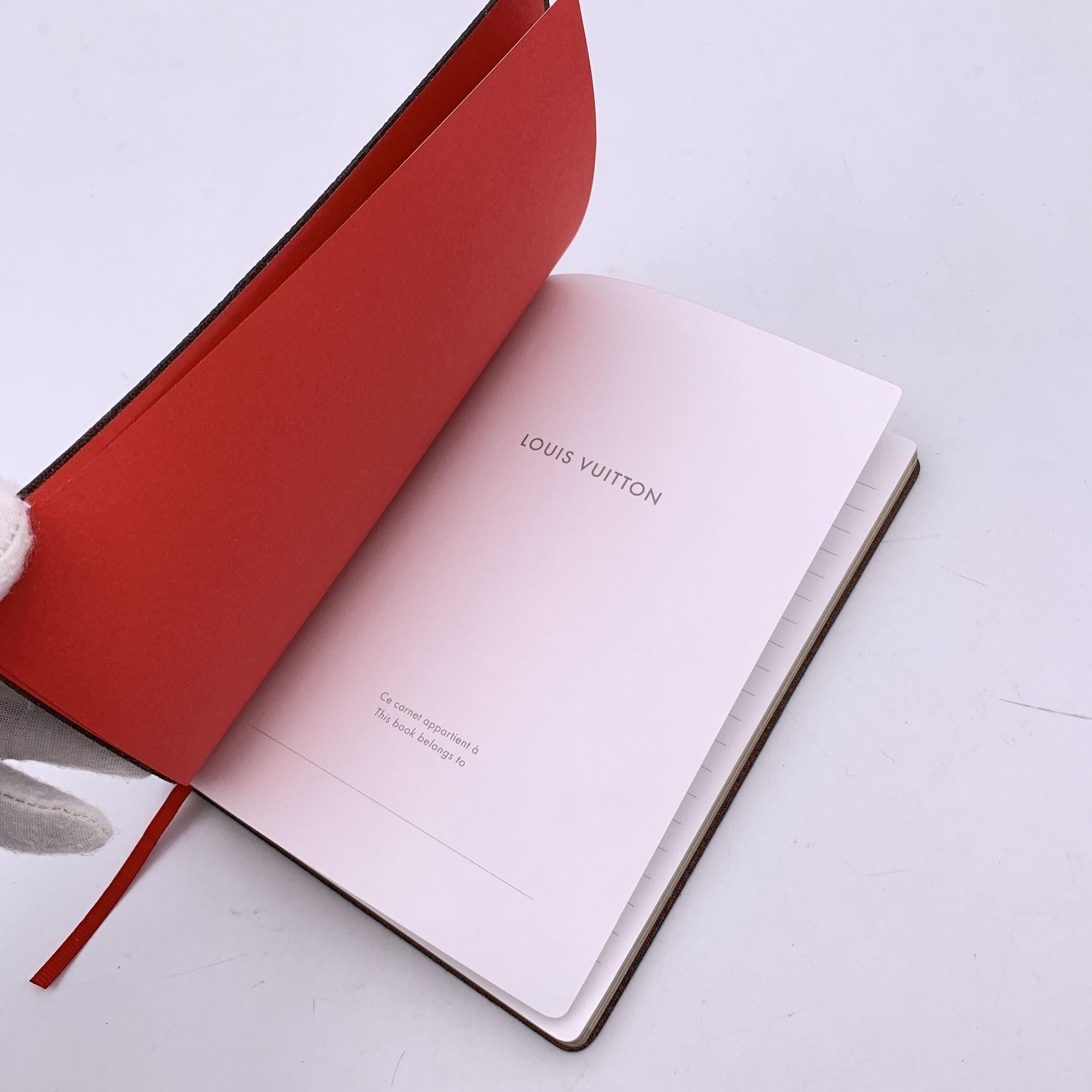 Louis Vuitton X Yamamoto Monogram Kabuki Clemence Notizbuch im Zustand „Hervorragend“ im Angebot in Rome, Rome