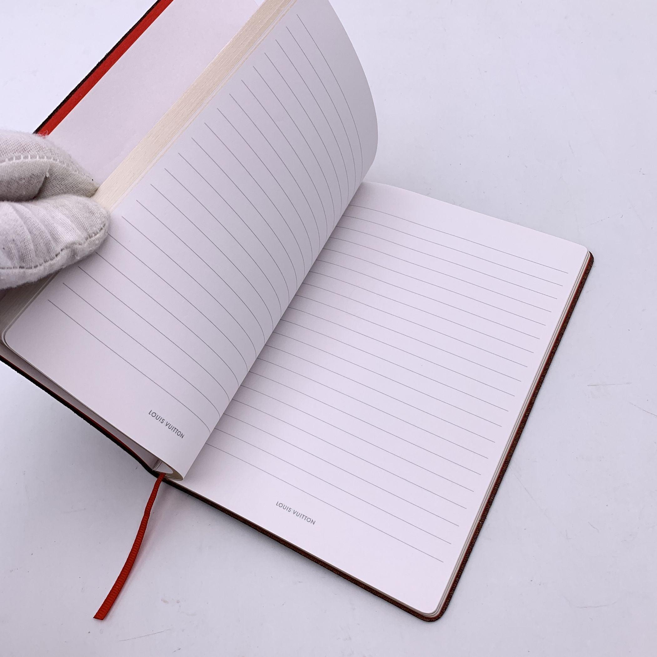 Louis Vuitton X Yamamoto Monogram Kabuki Clemence Notizbuch im Angebot 1