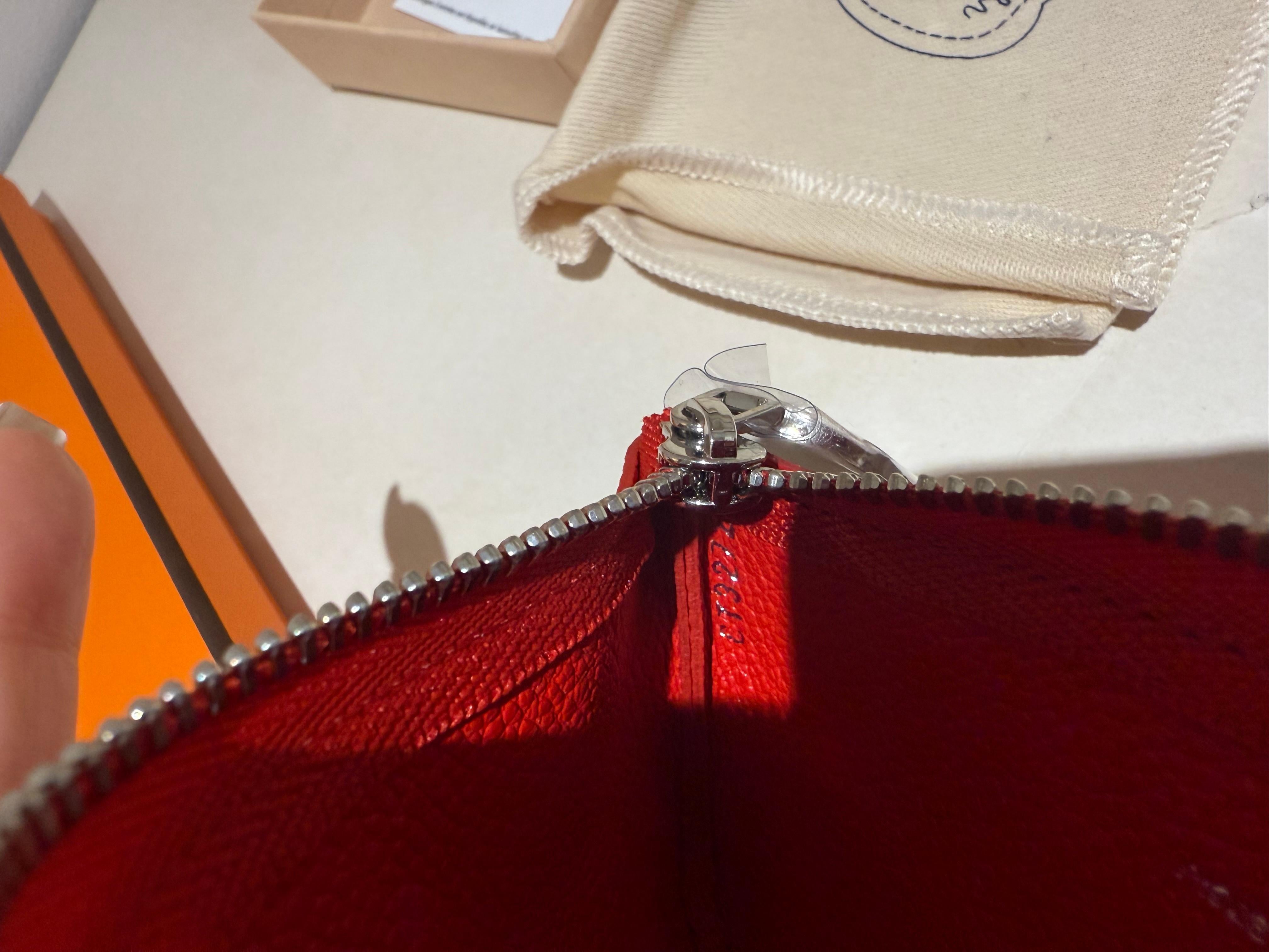Louis Vuitton x Yayoi Kusama A Red Polka Dot Key Pouch For Sale 3