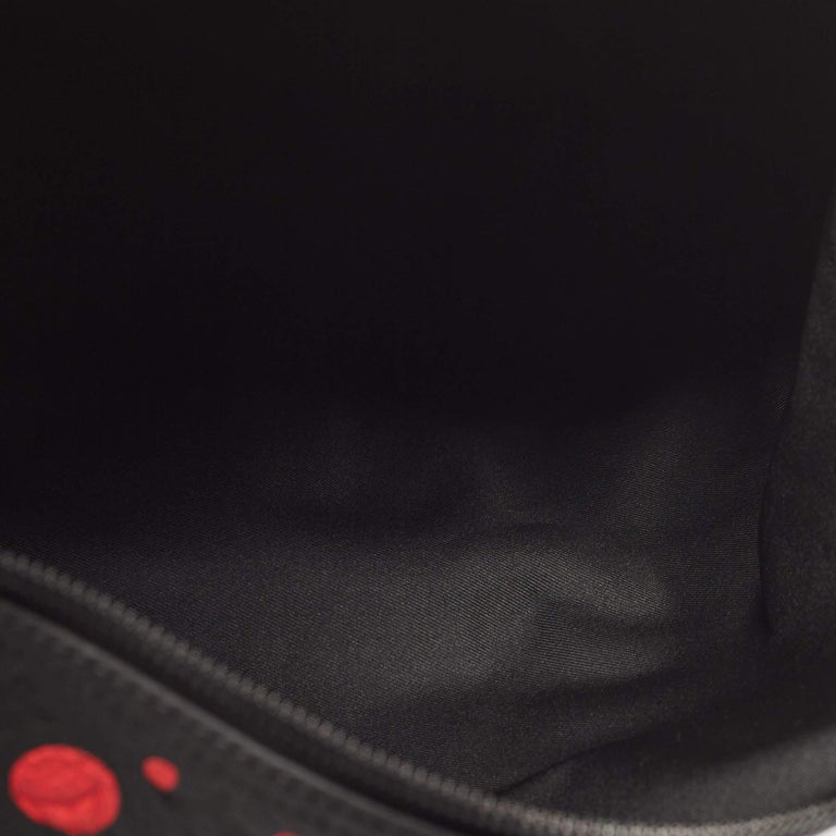 Louis Vuitton X Yayoi Kusama Black/Red Monogram Empreinte Leather