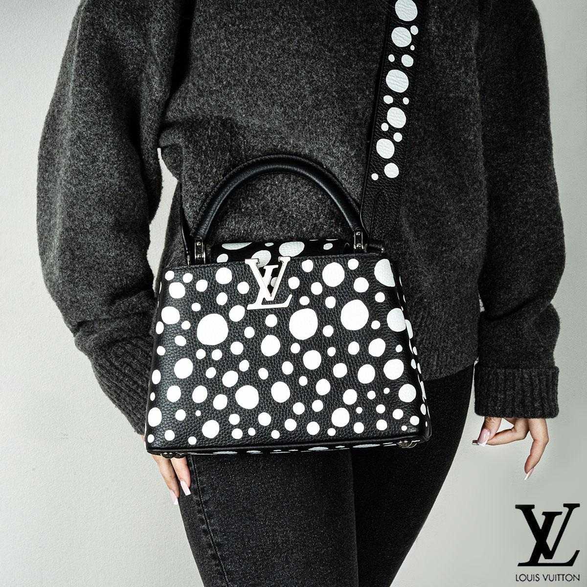 Louis Vuitton x Yayoi Kusama Capucine MM Bag For Sale 7