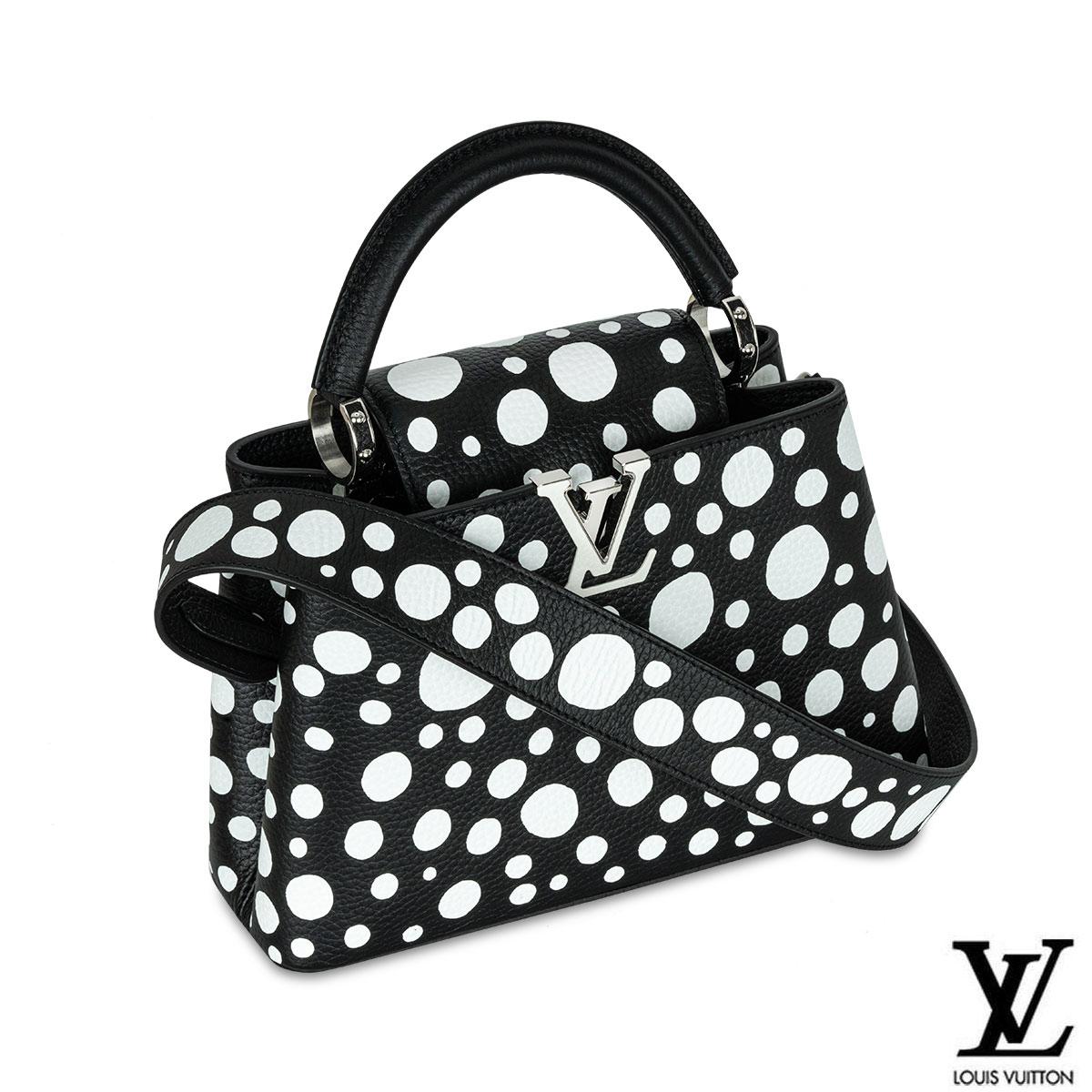 Women's Louis Vuitton x Yayoi Kusama Capucine MM Bag For Sale